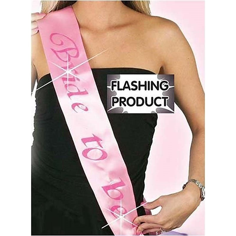 Flashing Bride To Be Sash By Pipedream Products - Sex Games, Coupons and Tricks