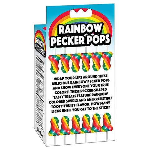 Rainbow Penis Shaped Pecker Pops by Pipedream - Sex Games, Coupons and Tricks