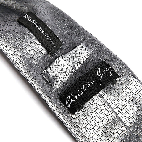 Christian Grey'S Silver Tie By Love Honey - Fancy Dress Ups