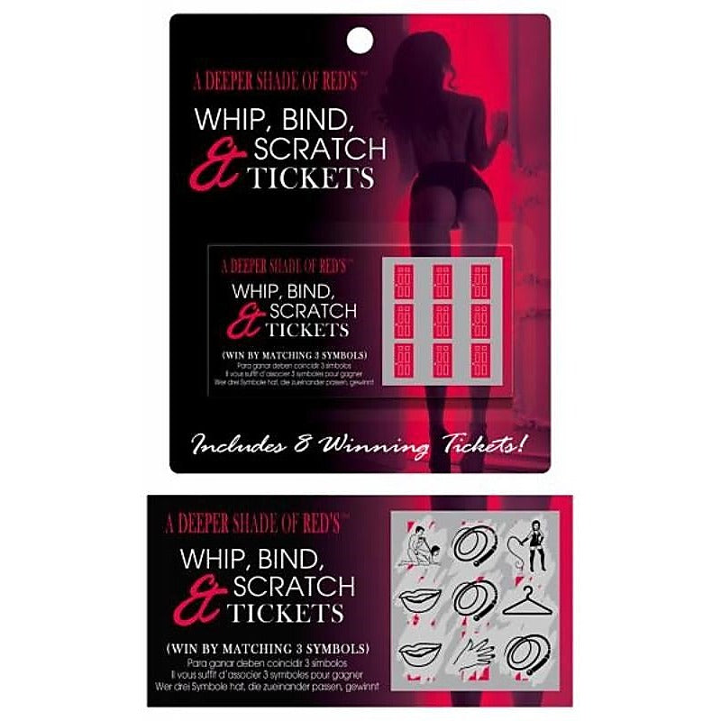 Whip Bind And Scratch Tickets By Kheper Games - Sex Games, Coupons and Tricks