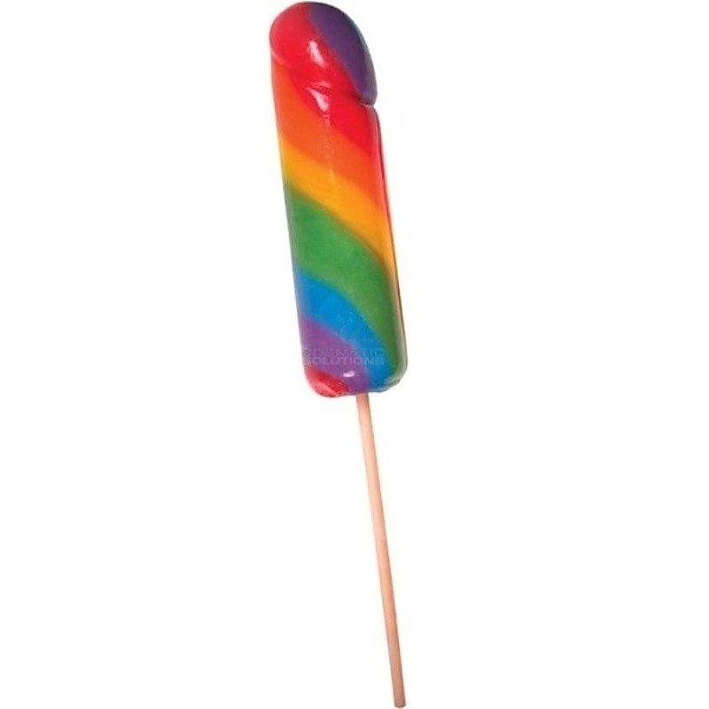 Rainbow Jumbo Candy Cock Pop By Hott Products - Sex Games, Coupons and Tricks