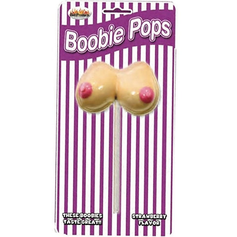 Boobie Pops Candy Strawberry By Hott Products - Fancy Dress Ups