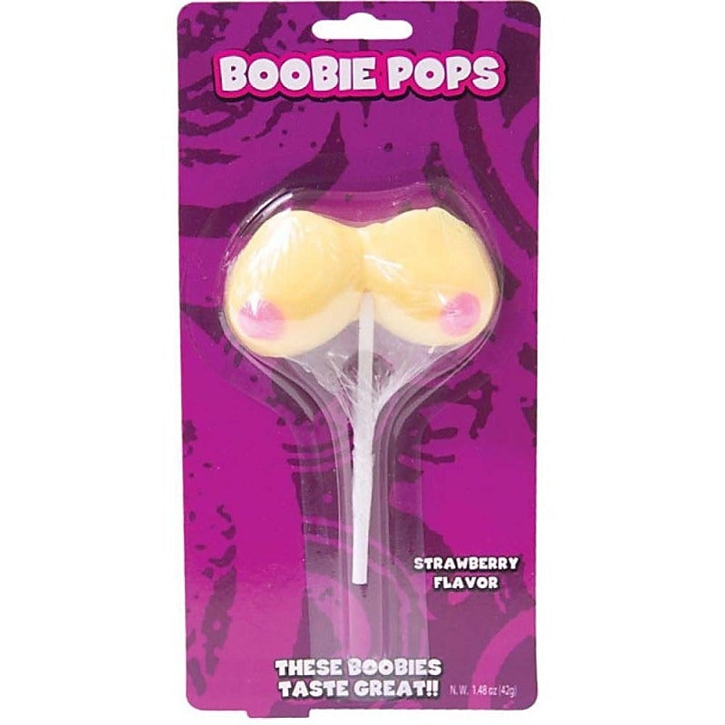 Boobie Pops Candy Strawberry By Hott Products - Fancy Dress Ups