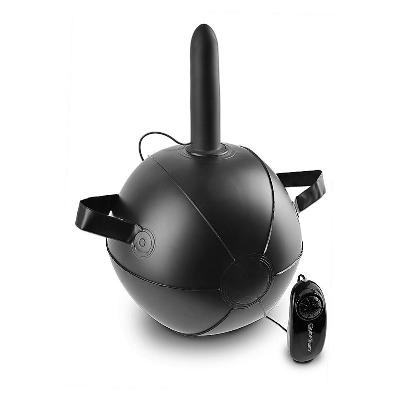 King Cock Vibrating Mini Sex Ball With 6 Inch Dildo - Sex Machines