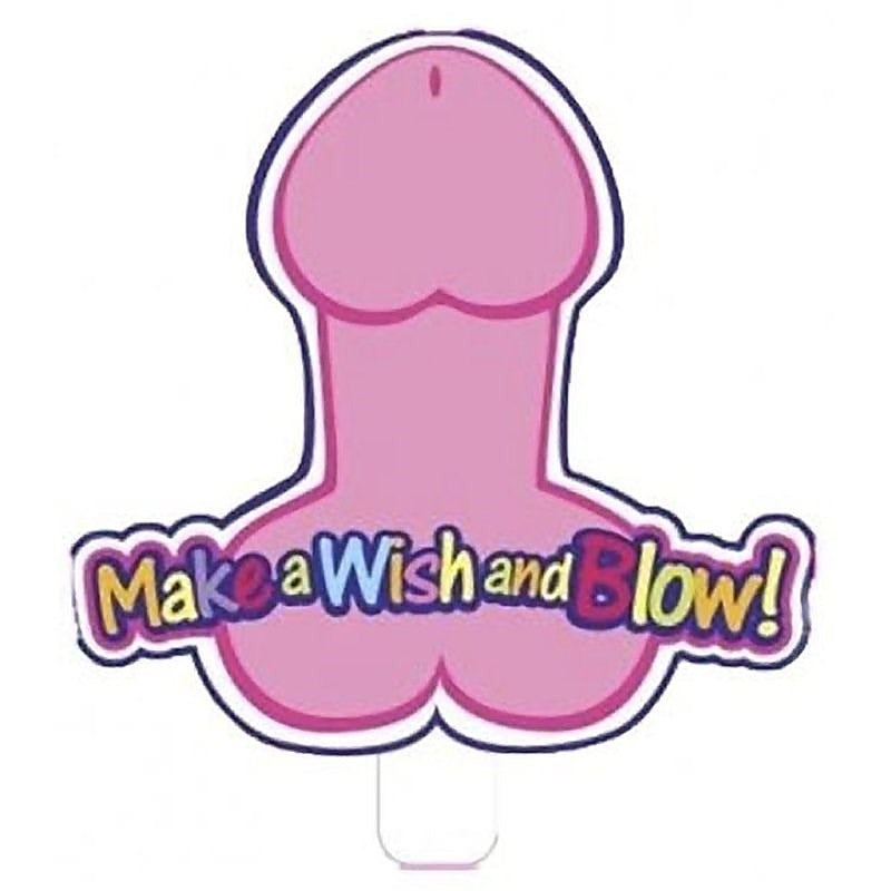 Party Candle Make A Wish And Blow Penis By Little Genie - Sex Games, Coupons and Tricks
