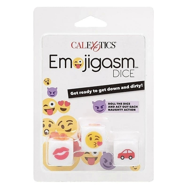 Emojigasm Dice by California Exotics - Sex Games, Coupons and Tricks