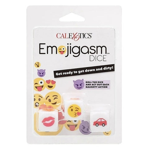 Emojigasm Dice by California Exotics - Sex Games, Coupons and Tricks