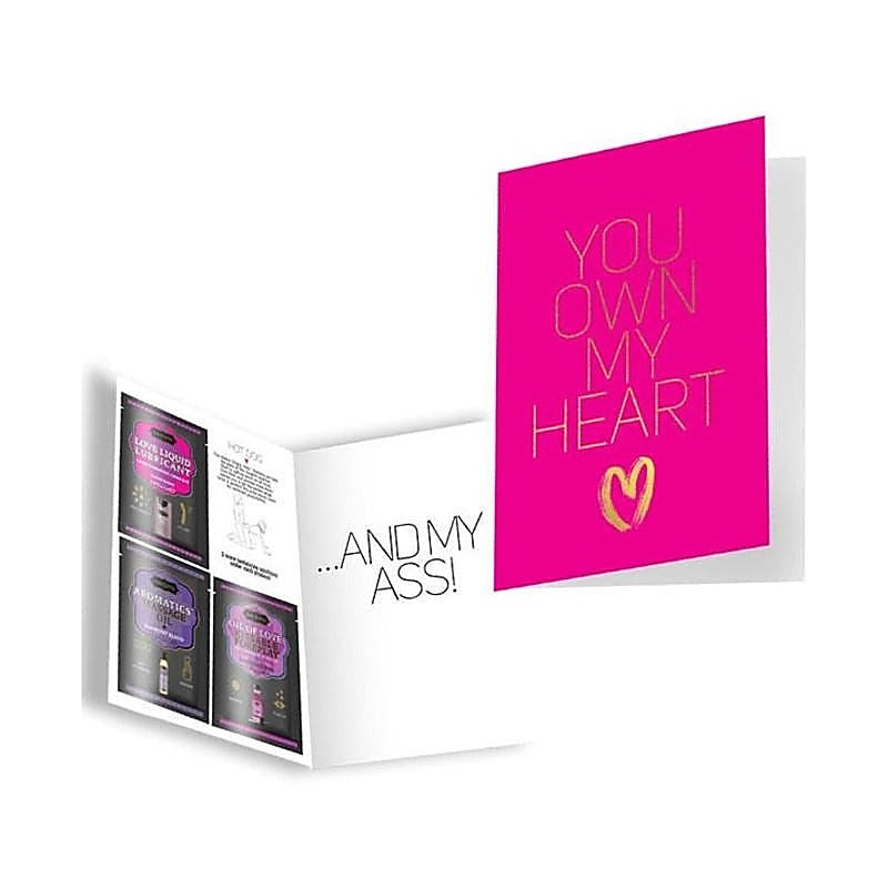 Naughty Notes Greeting Card You Own My Heart By Kama Sutra - Sex Games, Coupons and Tricks