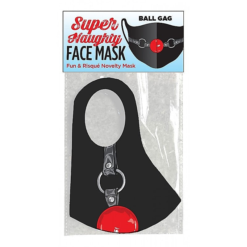 Super Naughty BALL GAG Mask - Bondage Gags and Bits