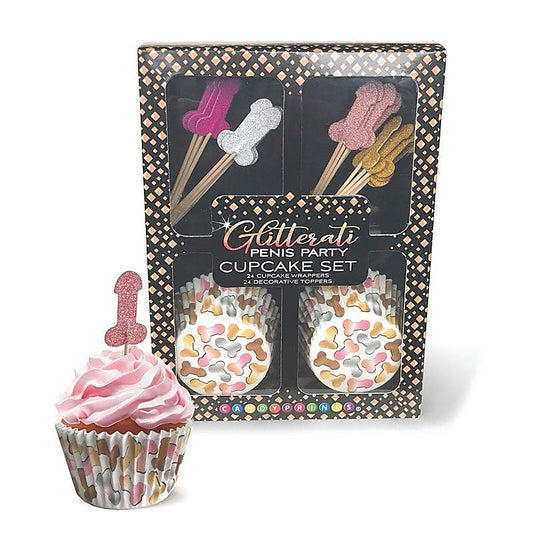 Glitterati - Penis Party Cupcake Set - Sex Games, Coupons and Tricks