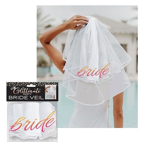 Glitterati Bride Veil Hens Party Novelty Veil Sex Game - Sex Games, Coupons and Tricks