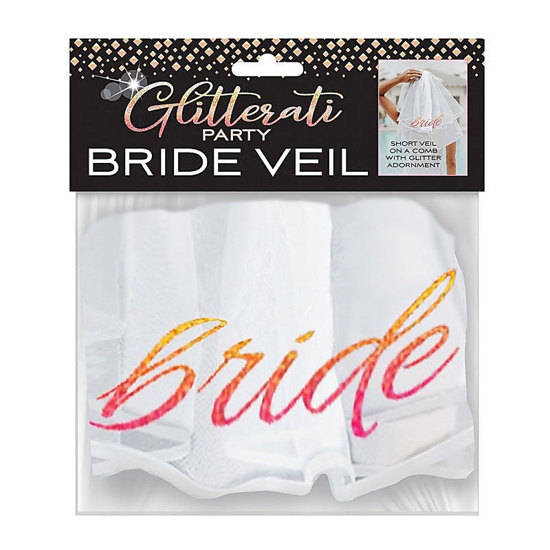 Glitterati Bride Veil Hens Party Novelty Veil Sex Game - Sex Games, Coupons and Tricks