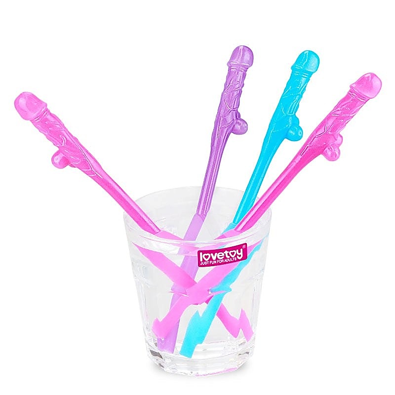 Coloured Willy Straws by Lovetoy - Sex Games, Coupons and Tricks