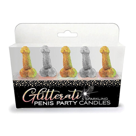 Glitterati - Penis Party Candles - 5 Pack - Party Gifts and Novelties