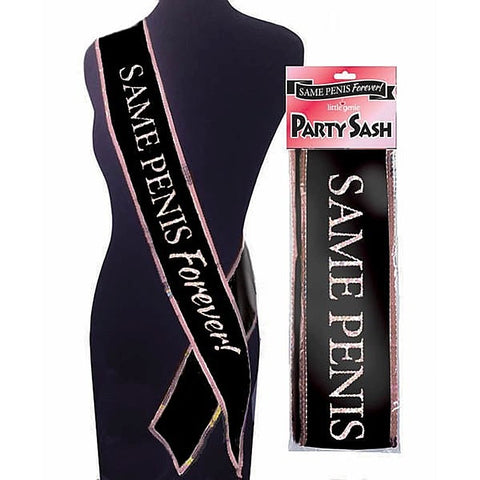 Same Penis Forever Sash by Little Genie - Sex Games, Coupons and Tricks