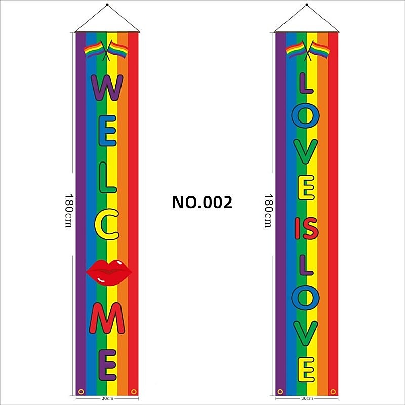 Gay Pride Door Banner by BDStyle - Party Gifts and Novelties