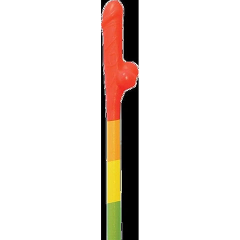 Rainbow Pecker Straws by Hott Products - Bachelorette and Bucks