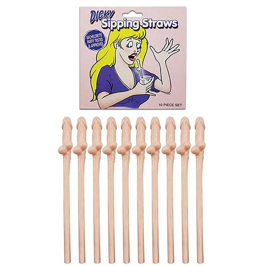 Dicky Sipping Bachelorette Party Straws By Seven Creations - Bachelorette and Bucks