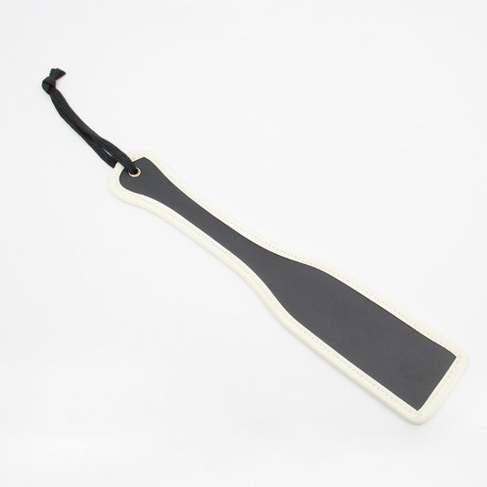 Love In Leather Black & Glow In The Dark BDSM Paddle - Paddles And Slappers
