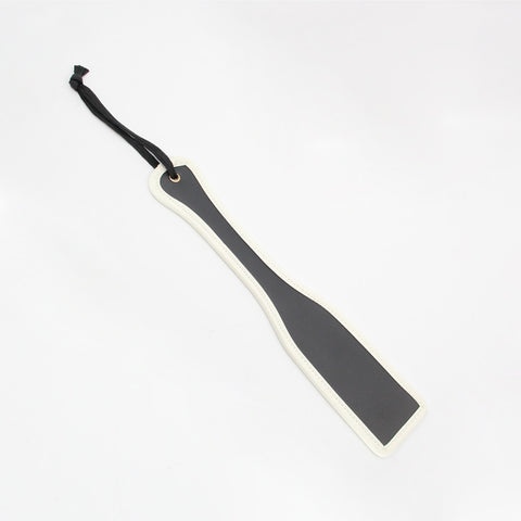 Love In Leather Black & Glow In The Dark BDSM Paddle - Paddles And Slappers