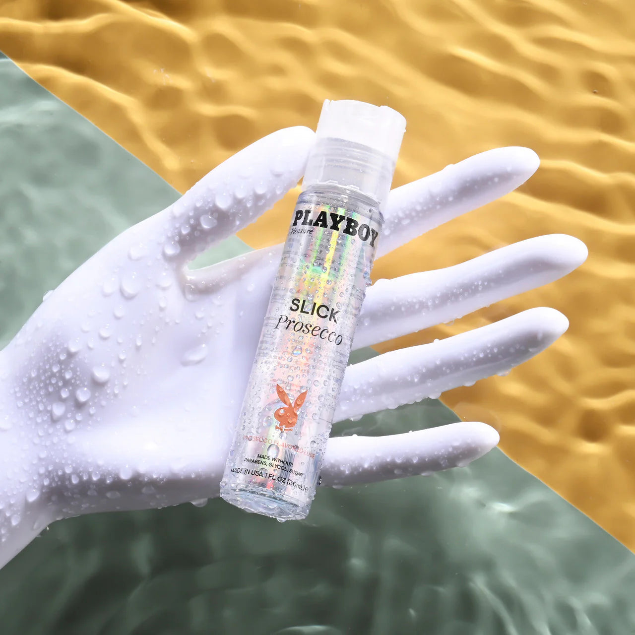 Playboy Pleasure SLICK PROSECCO Water Based Lubricant - - Water Based Lubes