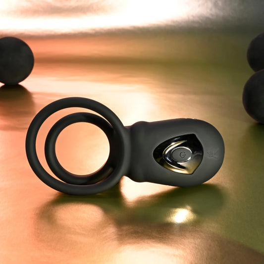 Playboy Pleasure JUST RIGHT Vibrating Cock Ring - Cock Rings