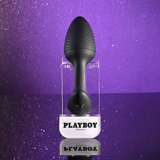 Playboy Pleasure RIM SHOT Rechargeable Vibrating Butt Plug - Butt Plugs