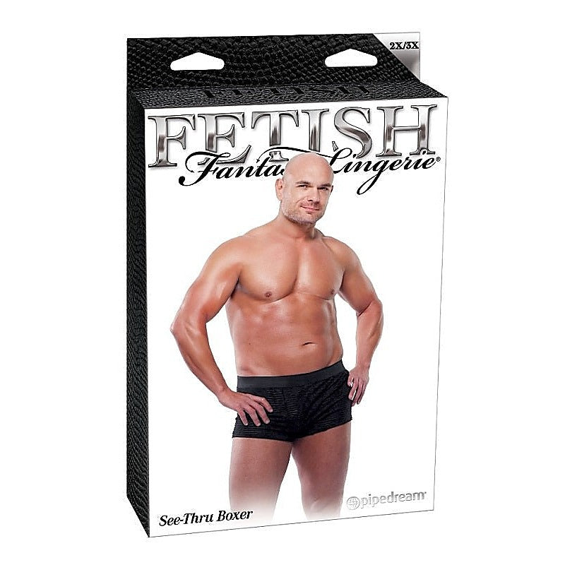 Fetish Fantasy Men'S Fetish Play See-Thru Sexy Boxer - Mens Briefs And Boxers