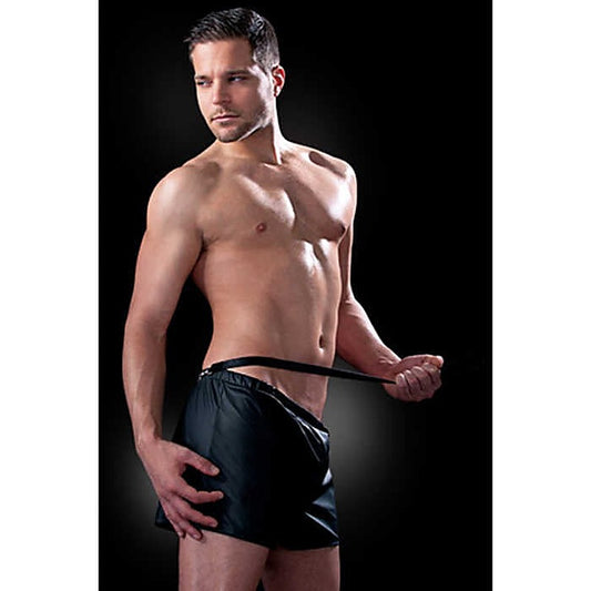 Fetish Fantasy Obedience Mens Boxer with Lead