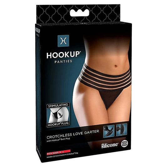 Hookup Women'S Crotchless Love Garter By Pipedream Products - G-Strings, Panties and Shorts