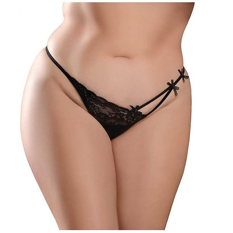 Hookup Remote Bowtie Bikini With Anal Plug By Pipedream - Bras and Bra Sets
