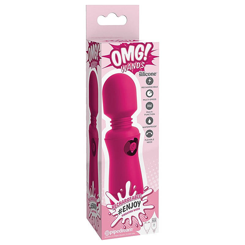 Pipedream OMG! Wands #Enjoy Rechargeable Body Wand - Body Wands