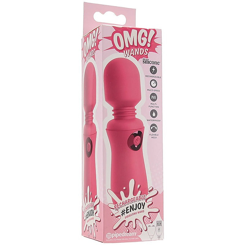 Pipedream OMG! Wands #Enjoy Rechargeable Body Wand - Body Wands
