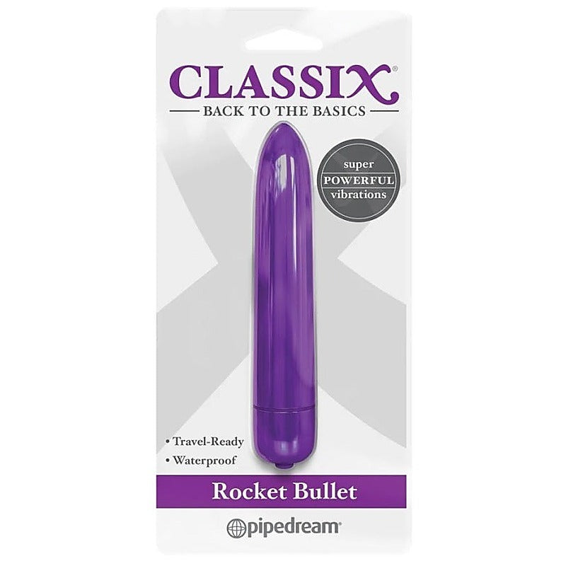 Classix Vibrating Rocket Bullet Massager By Pipedream - Bullet Vibrators