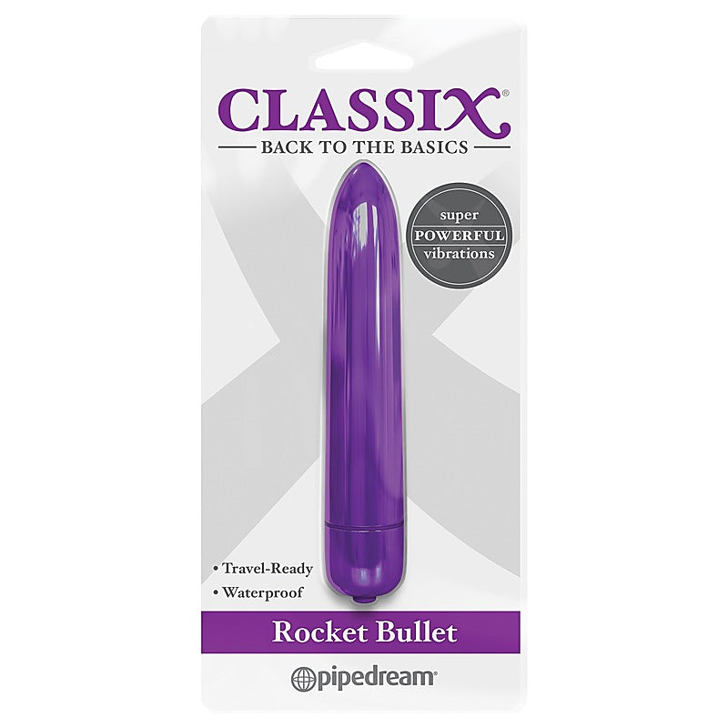 Classix Vibrating Rocket Bullet Massager By Pipedream - Bullet Vibrators