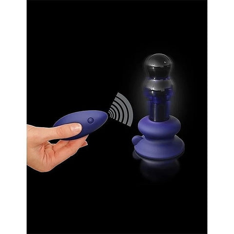 Icicles No. 83 Remote Control Vibrating Glass Plug - Butt Plugs