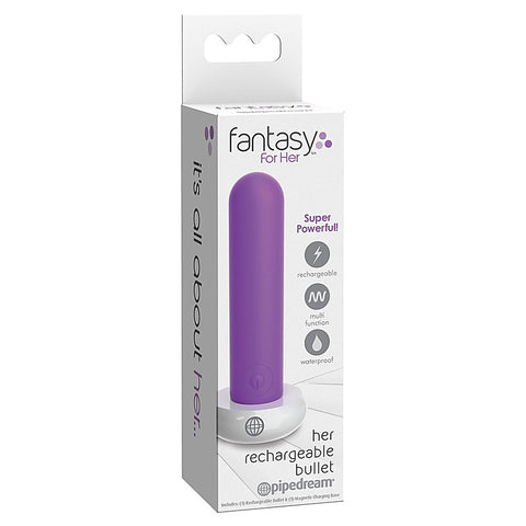 Fantasy For Her Rechargeable Bullet Massager By Pipedream - Bullet Vibrators
