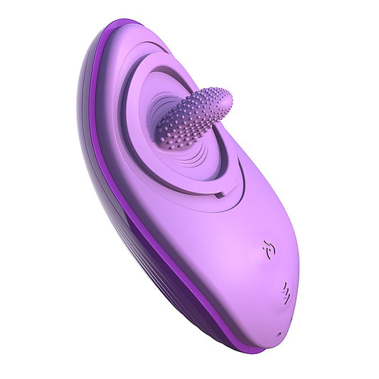 Fantasy For Her Her Silicone Fun Tongue Clitoral Vibrator - Clit Ticklers and Pulsators