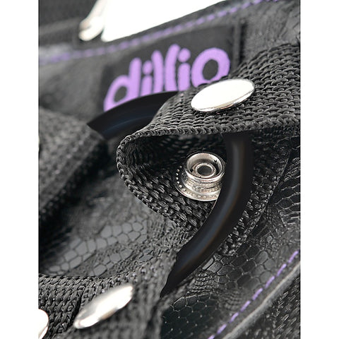 Dillio 6 Inch Strap-On Suspender Harness Set By Pipedream - Strap On Sextoys
