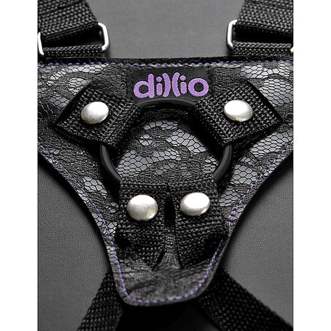 Dillio 6 Inch Strap-On Suspender Harness Set By Pipedream - Strap On Sextoys