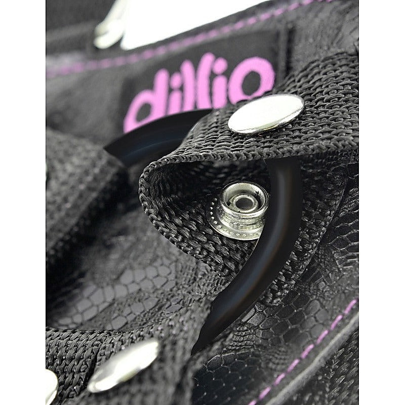 Dillio 6 Inch Strap-On Suspender Harness Set By Pipedream - Strap On Sextoys