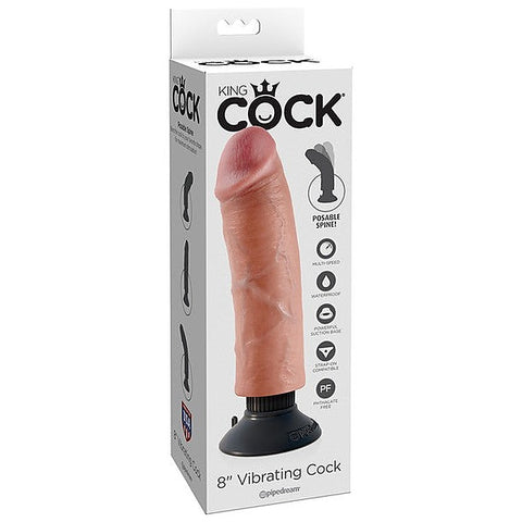 King Cock Vibrating Realistic Dildo By Pipedream Products - Vibrating Dildos