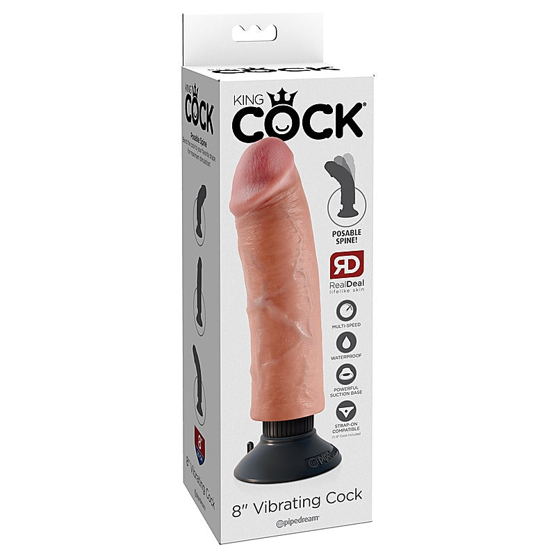 King Cock Vibrating Realistic Dildo By Pipedream Products - Vibrating Dildos