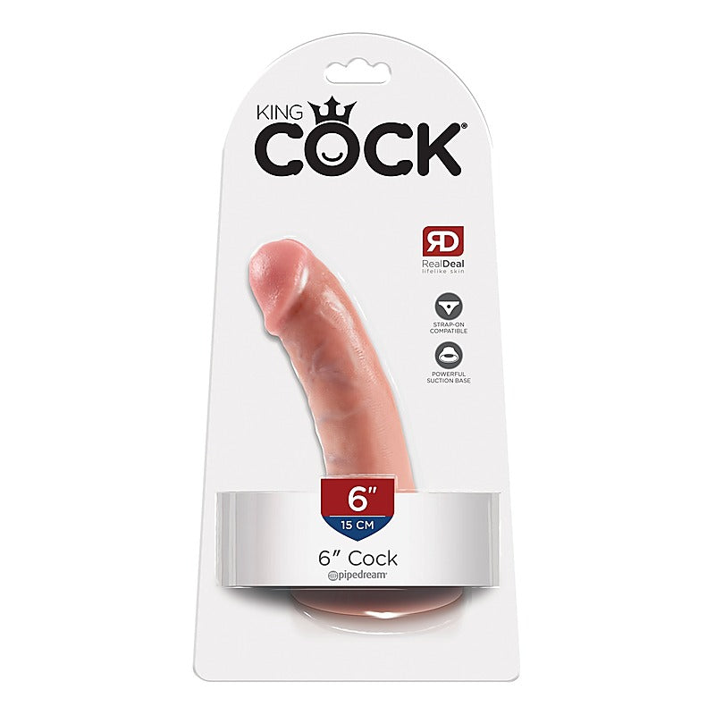 King Cock 6 Inch Realistic Dildo By Pipedream Products - Realistic Dildos