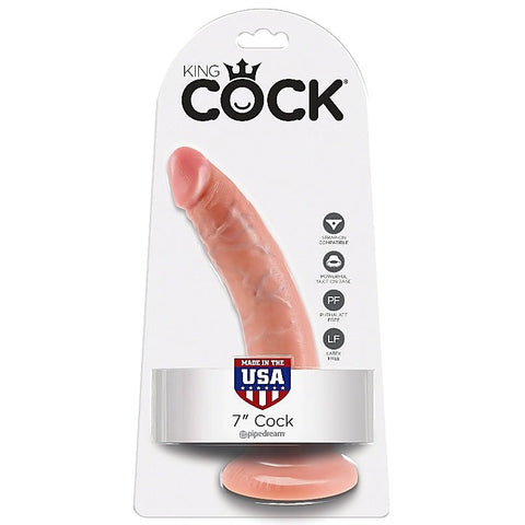 King Cock 7 Inch Realistic Dildo By Pipedream Products - Realistic Dildos