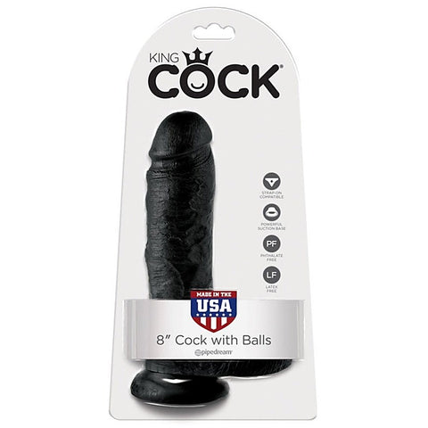 King Cock 8 Inch Realistic Dildo By Pipedream Products - Realistic Dildos