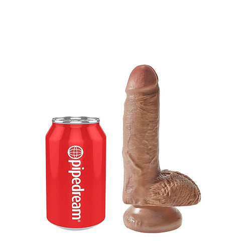 King Cock Realistic Cock With Balls And Suction Cup Base - Realistic Dildos