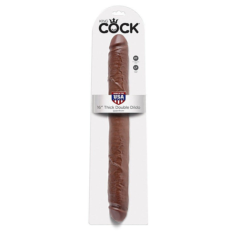 King Cock 16 Inch Thick Double Ender By Pipedream Products - Double Ender