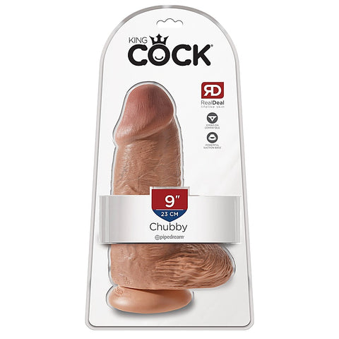 King Cock Chubby 9 Inch Realistic Dildo - Realistic Dildos