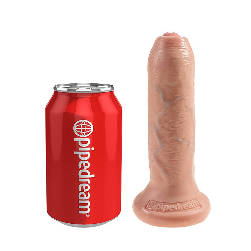 King Cock Uncut Lifelike With Foreskin By Pipedream Products - Realistic Dildos